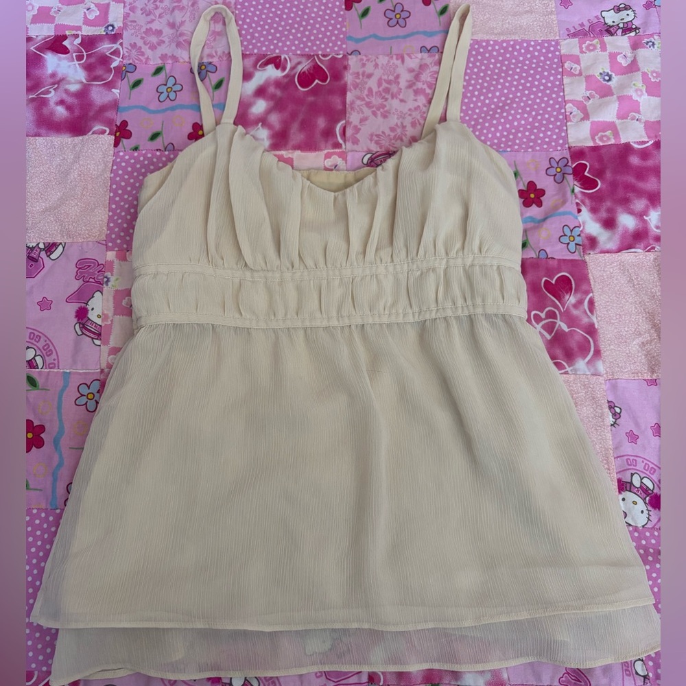 Y2K LOFT Cream Women's Top